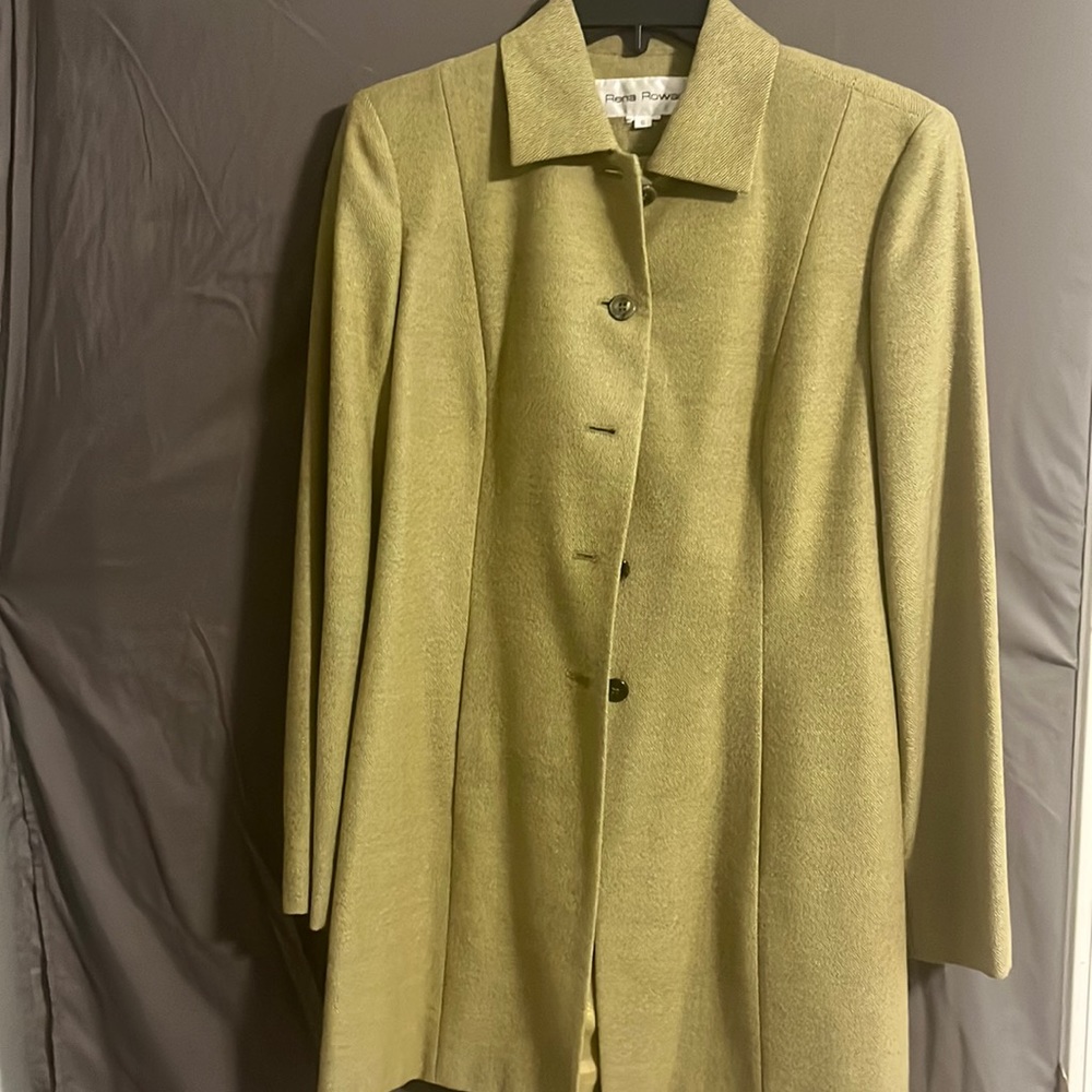 rena rowin| woman’s jacket | olive green | size 6